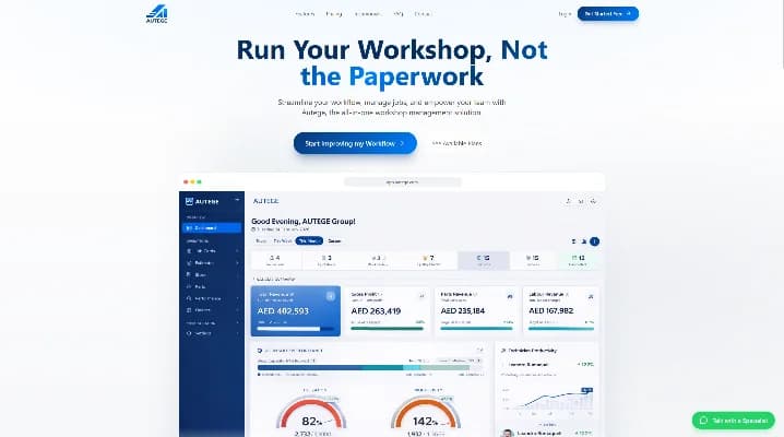 Screenshot of autege.com